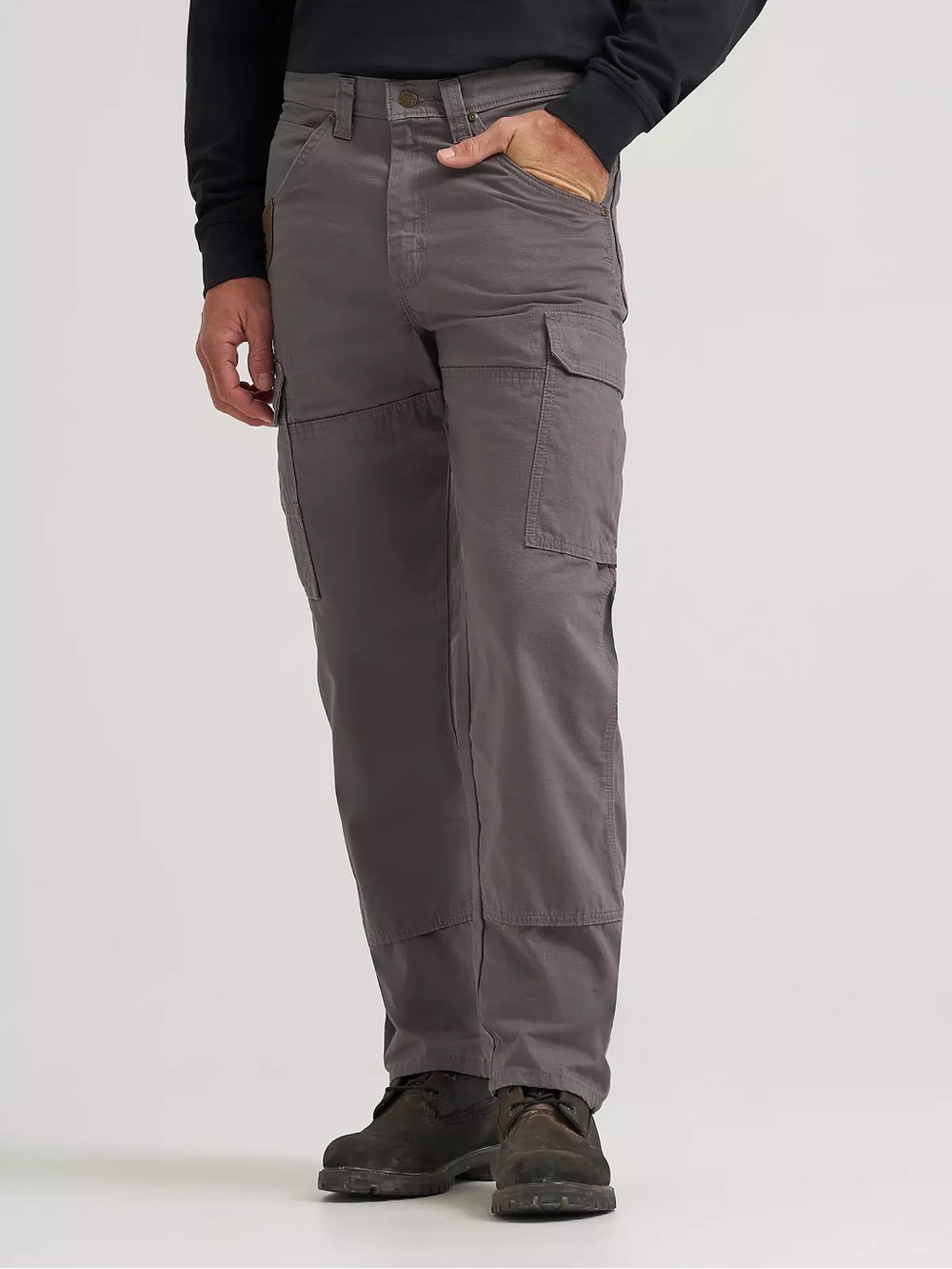 Wrangler Riggs workwear ripstop ranger cargo pants men’s 42x32 slate gray